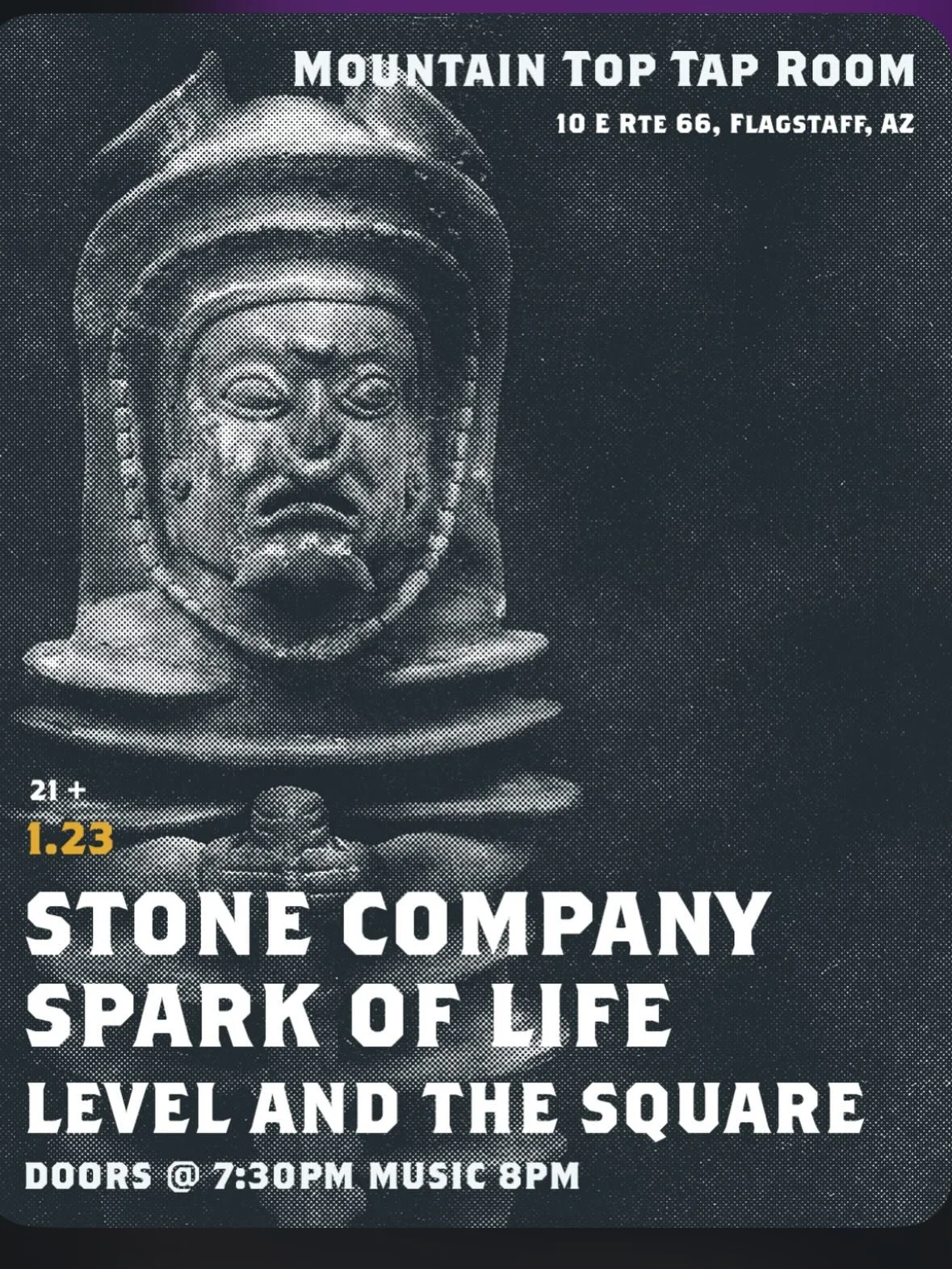 This Friday, January 23rd, 8-11 pm🤩 @sparkoflifeband @stonecompanymusic see you there 🎵🍻 #21+ #livemusic #mttr
