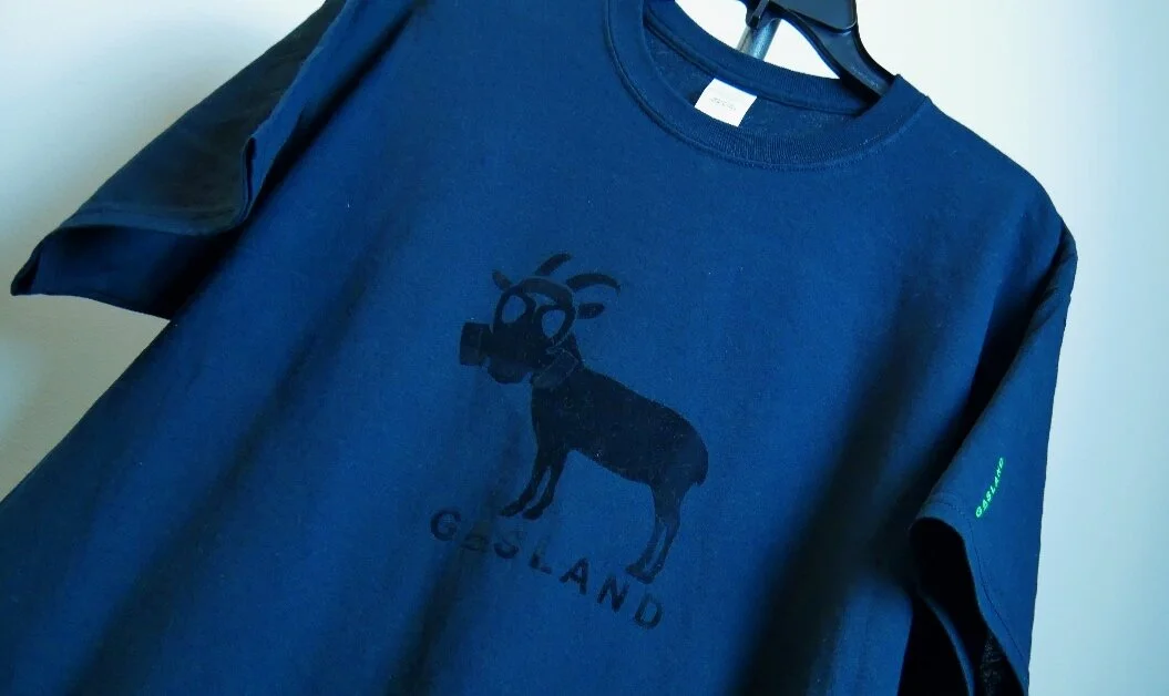 Black On Black Goat-Tee