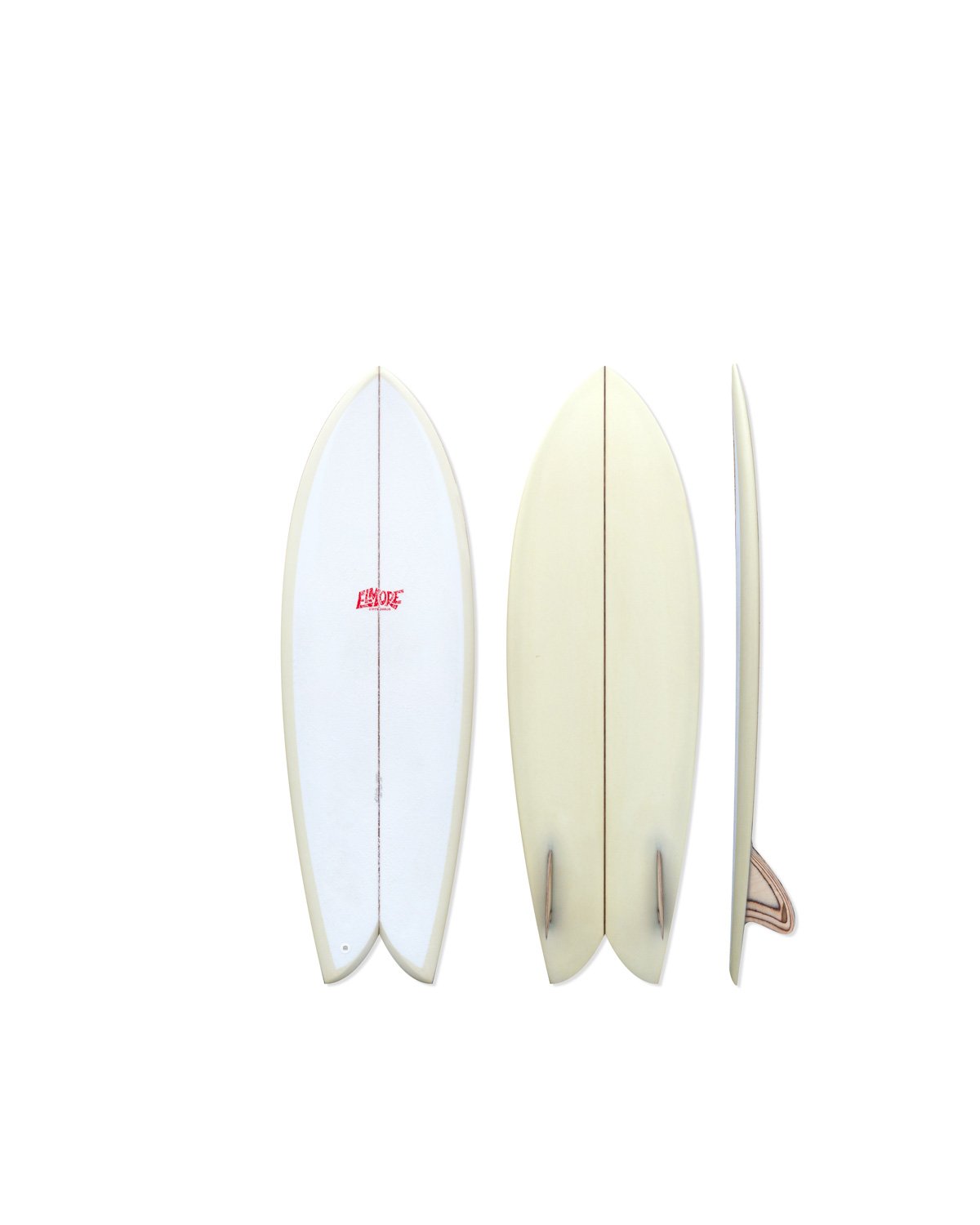 FRYE'D FISH - TWIN FIN SURFBOARD — Elmore Surfboards