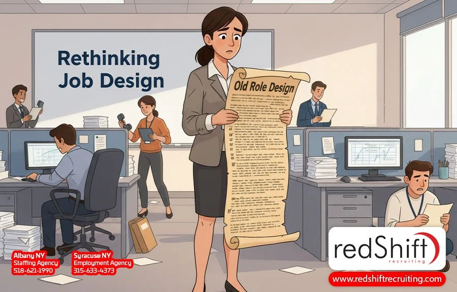 rethinking job design for nearly half of skills needed, employee experience, mental health