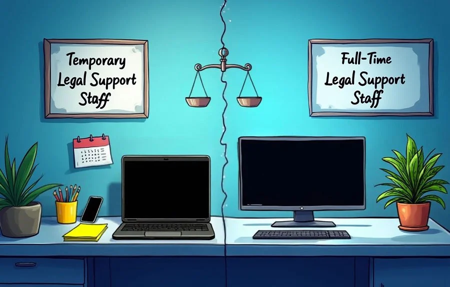 The Pros and Cons of Hiring Temporary vs. Full-Time Legal Support Staff