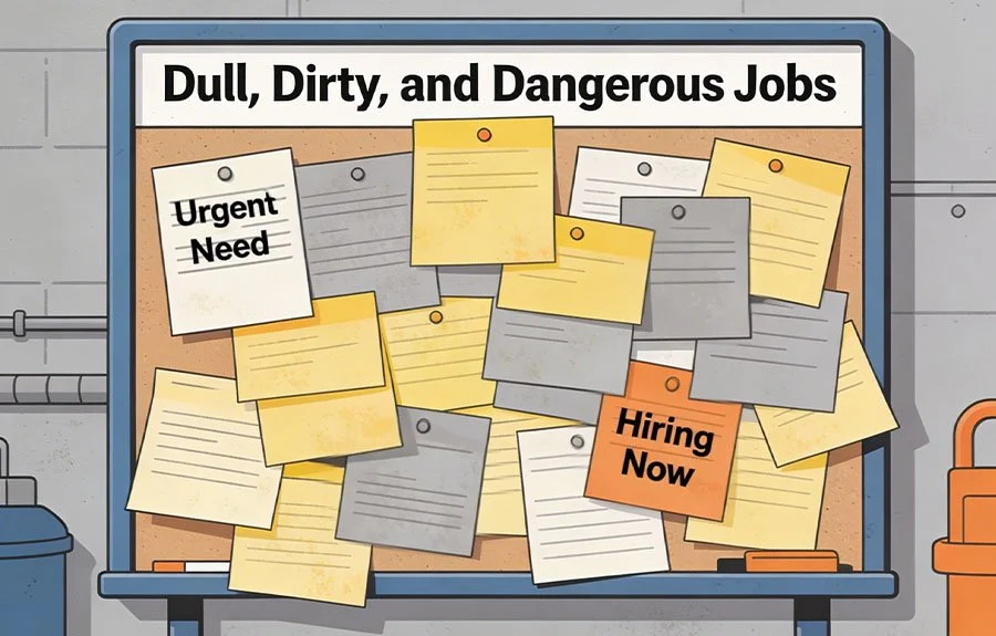 Why Dull, Dirty, and Dangerous Jobs Are the First to Break During a Labor Shortage