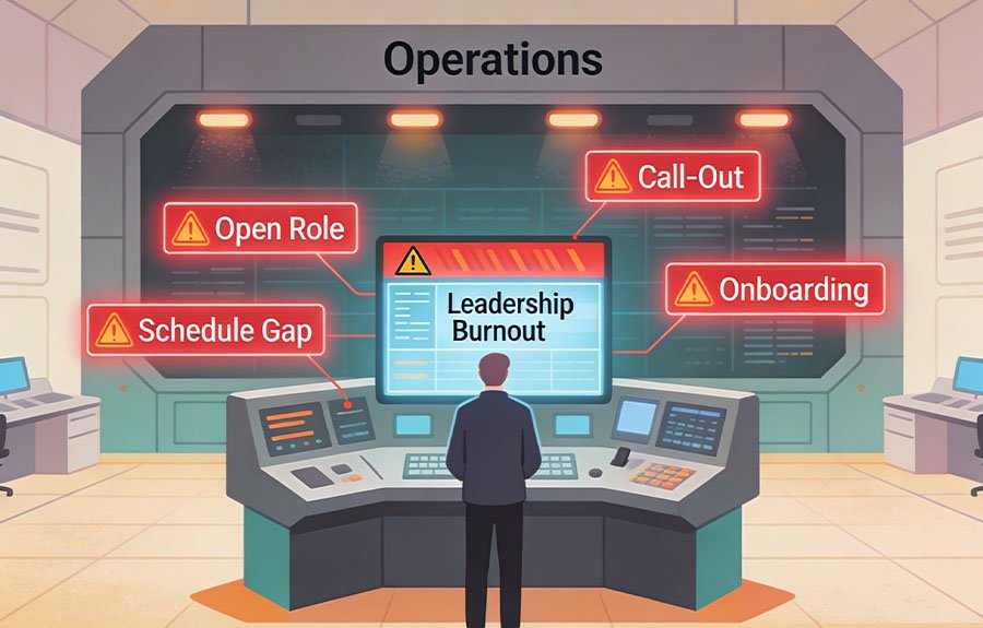 Leadership Burnout in a Labor Shortage: When Coverage Replaces Progress