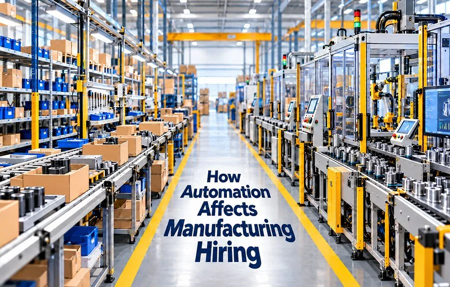 How Automation Affects Manufacturing Hiring: Changing Job Roles and Skills