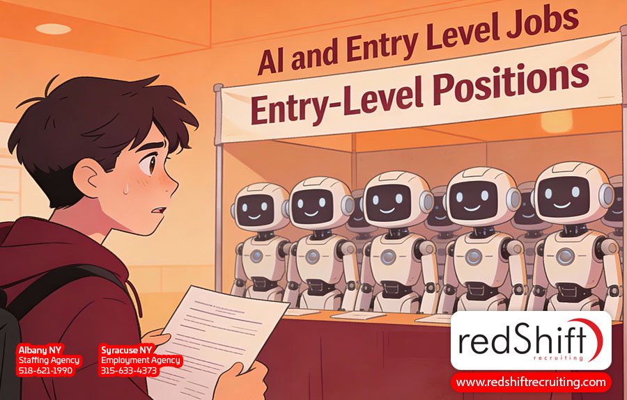AI and entry-level jobs for entry-level roles workforce to climb traditional career ladder job tasks