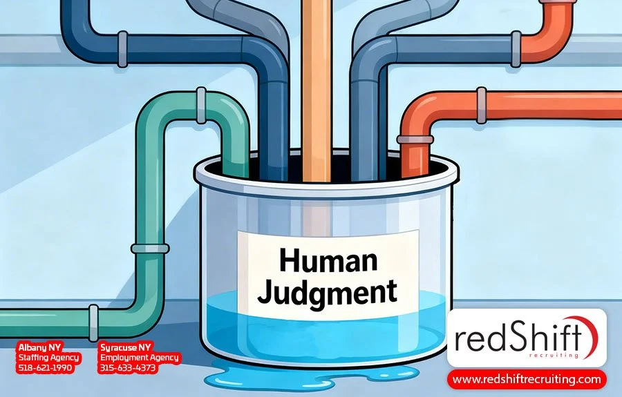 leaders need good judgment, focus, innovation, context work alongside passive consumption AI technology