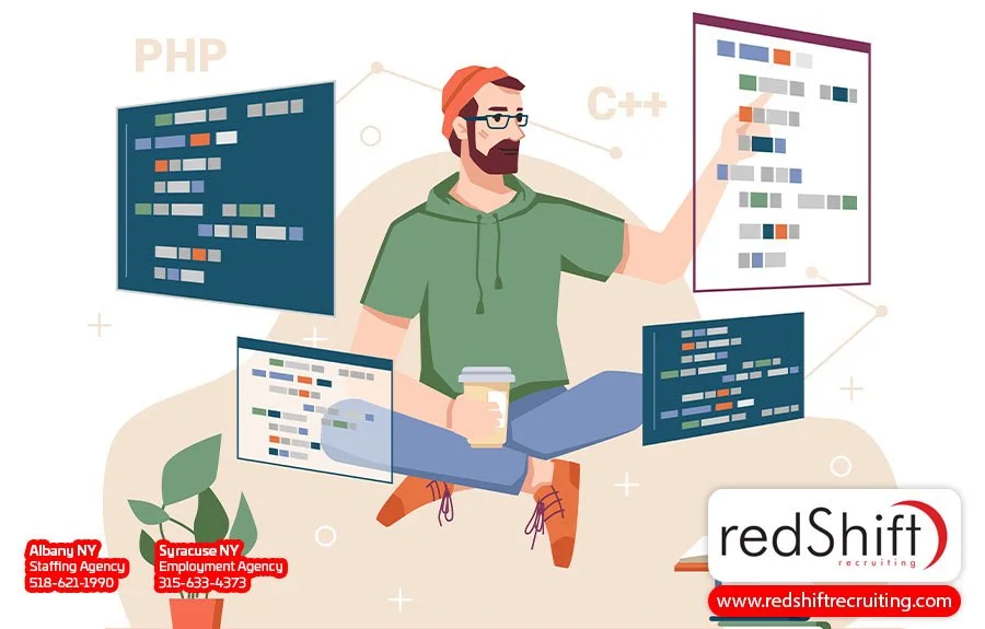 front-end development skills you need include programming language, javascript library