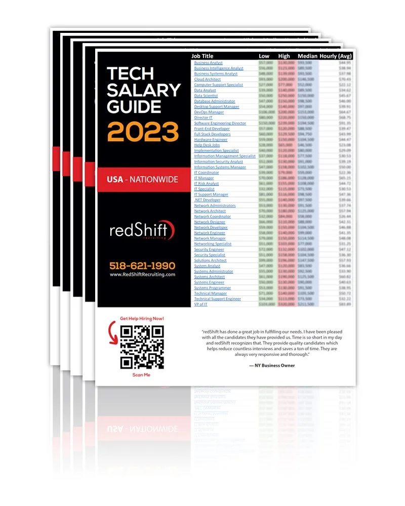 Tech Salary Guide redShift Recruiting Tech Salary Guide redShift Recruiting