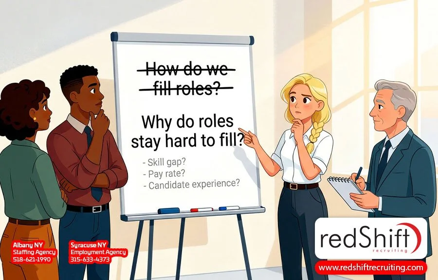 staffing agencies hire job seekers, temporary workers, contingent labor for company's strategic objectives