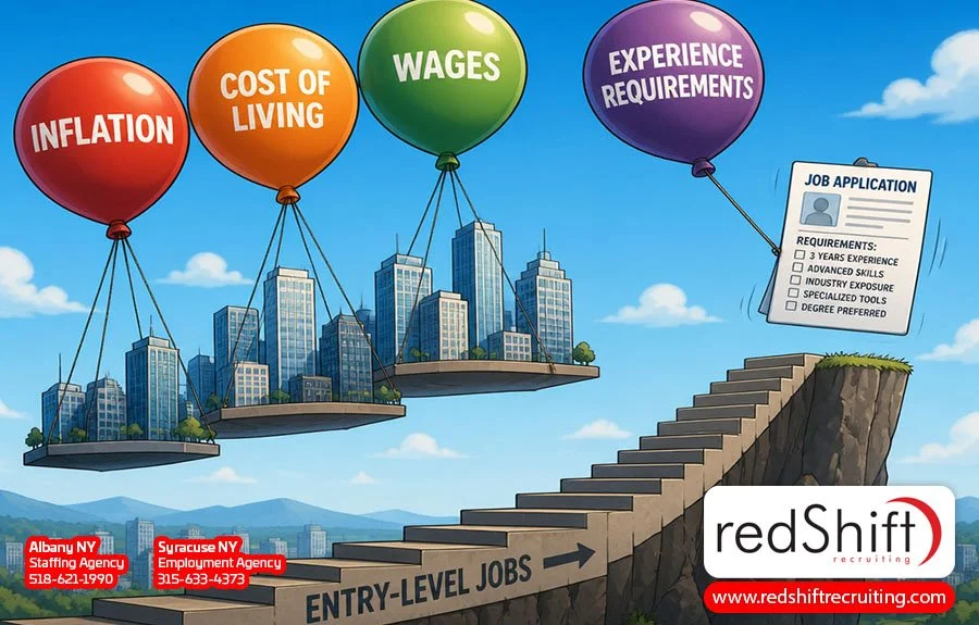 labor statistics research suggests average entry-level salary rising fast for some job applicants