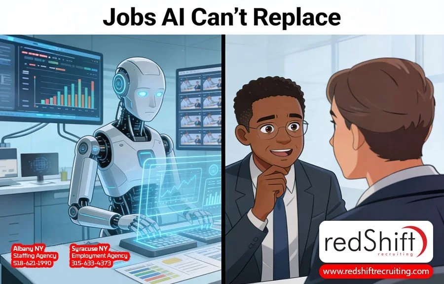 jobs AI can't replace, future-proof careers for human workers and human skills in job market
