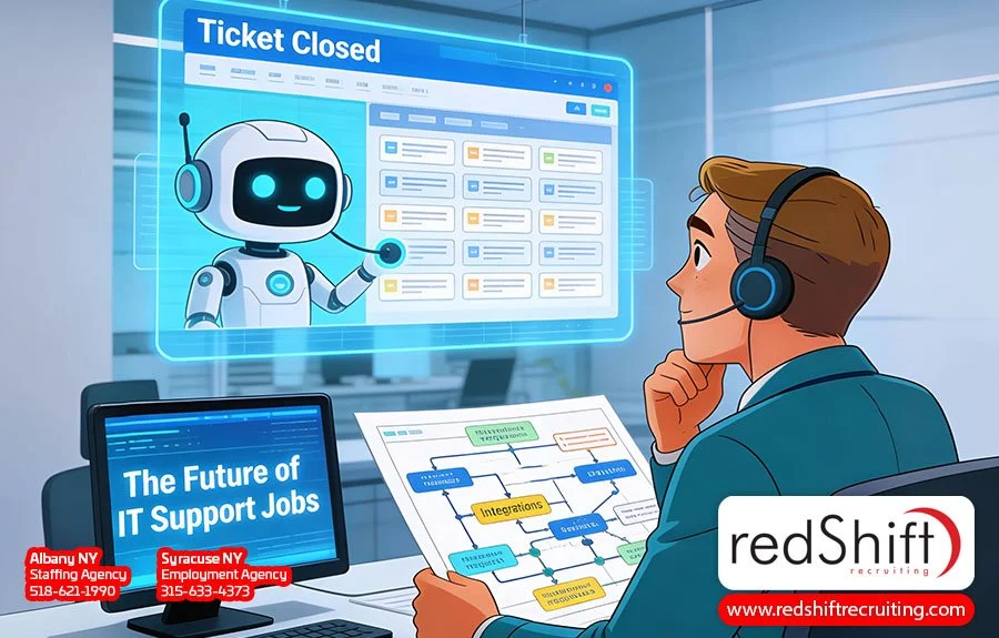 future of IT support jobs require technical skills, artificial intelligence tools, problem-solving skills
