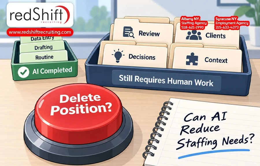 can AI reduce staffing needs, impact of AI machine learning artificial intelligence on US labor market