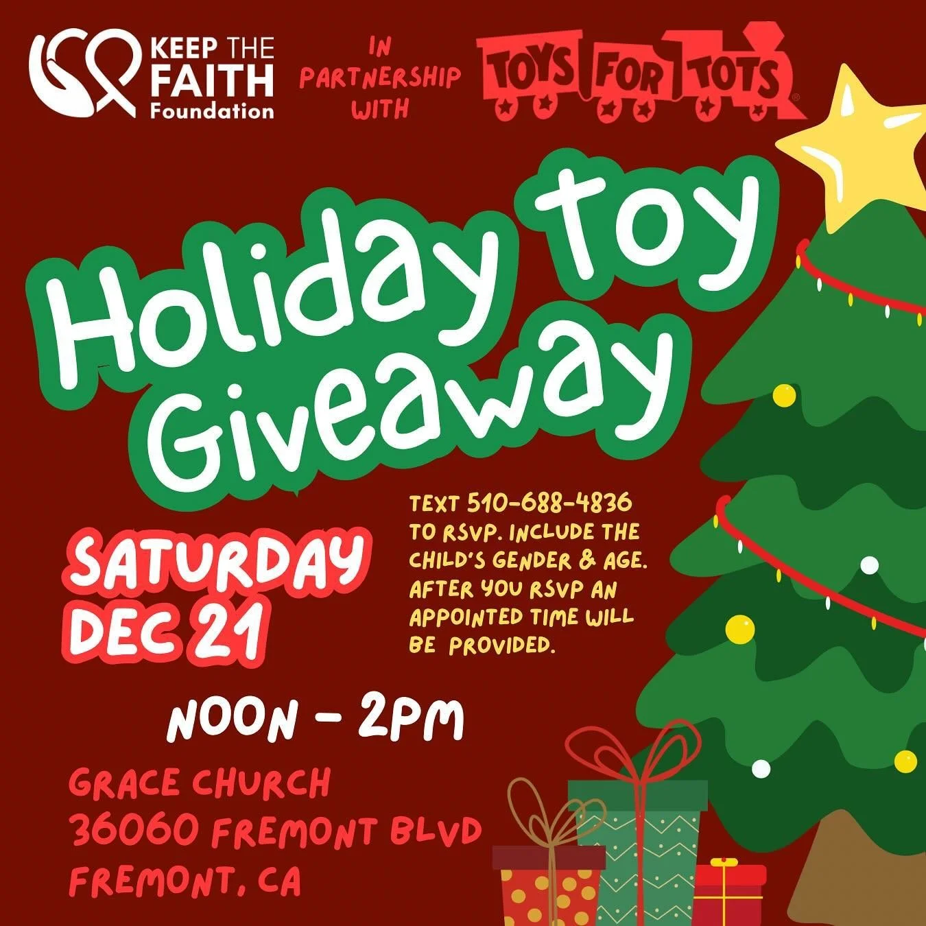 Save the date! 
Details posted. Blessings this Holiday Season! Keep the Faith!