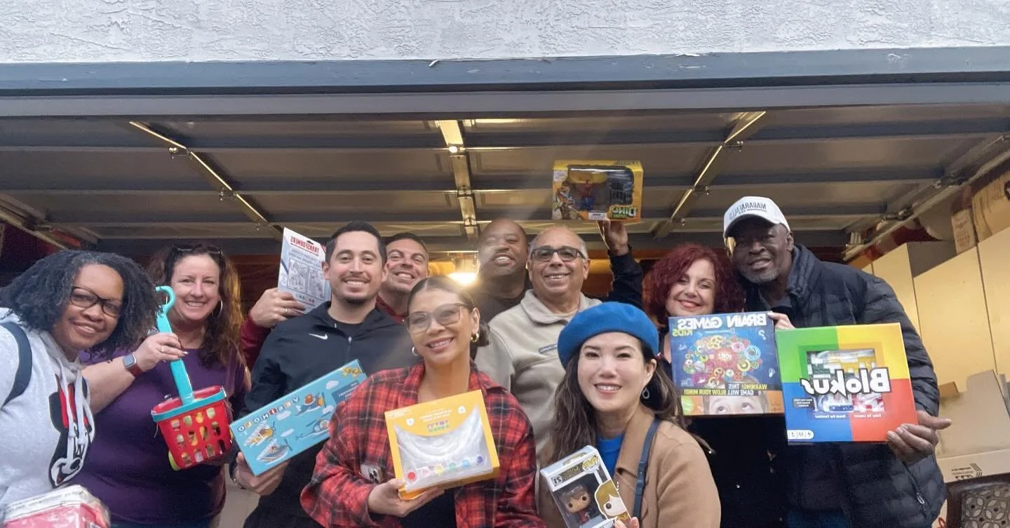 So blessed to be a blessing to hundreds and hundreds of kids for our annual toy giveaway in partnership with @toysfortotsalamedaco.
Team work definitely makes the dream work! 

Families who have pre-registered will be receiving toys and or gift cards