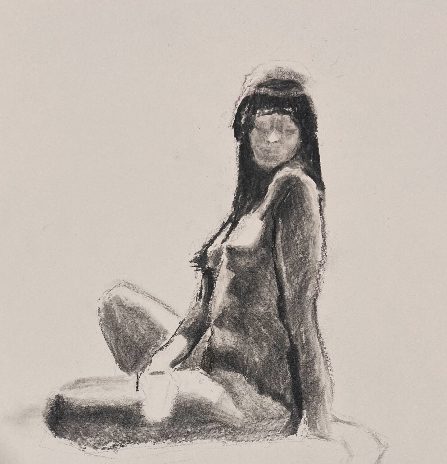 A 15 minute pose from the other week at @sketch_appeal_life_drawing at the @brunswickpicturehouse