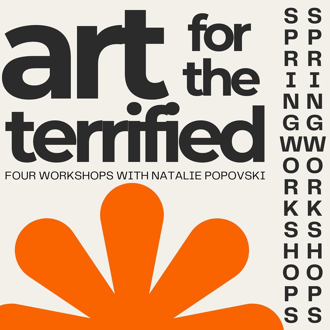 This September I&rsquo;m very excited to be hosting Art for the Terrified at @waverleyartschool in Bondi! Designed as a metaphorical &lsquo;dipping of the toes&rsquo; for beginners and scaredy cats alike, the 4 x sessions are an introduction to 4 dif