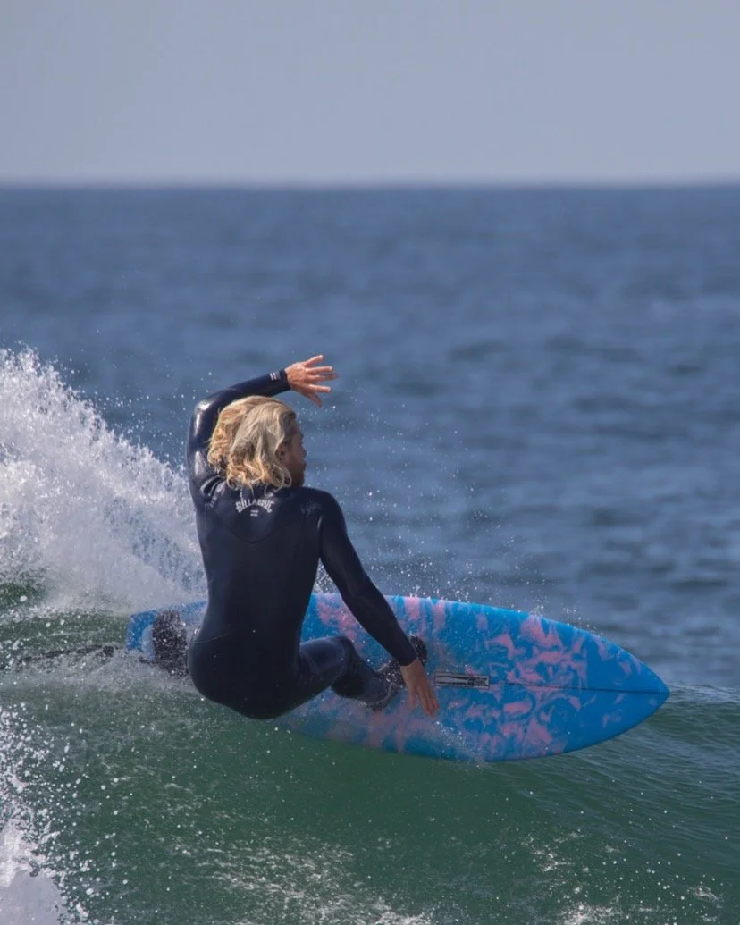 "HenFish" styling out on a tasty wave