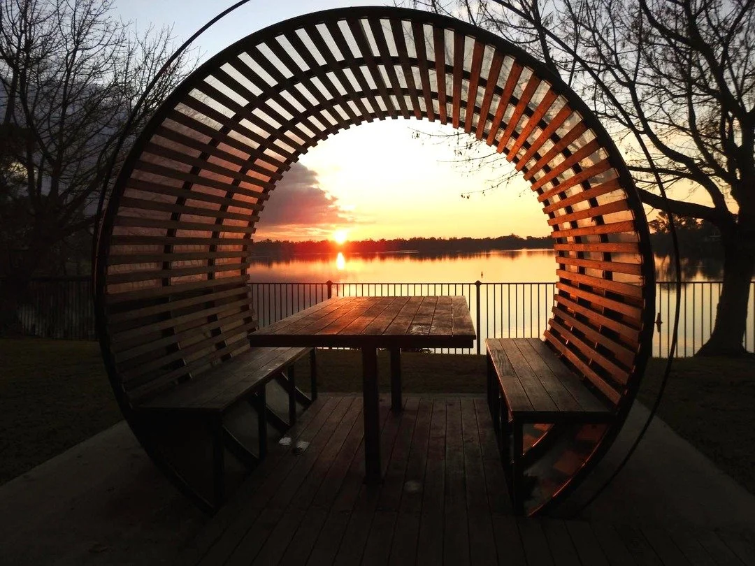 Golden hour through wooden slats &mdash; the quiet kind of beautiful.

Image: Glenn Shields