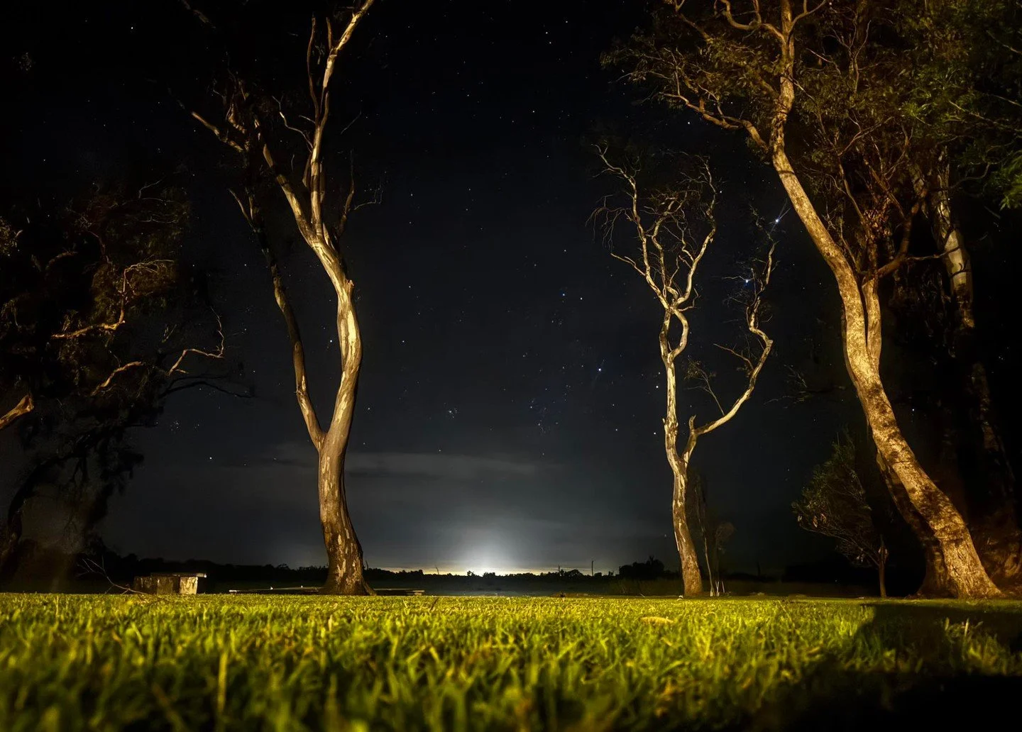 &quot;The bright lights of Nagambie&quot;

Captured by Anonymous participant.
