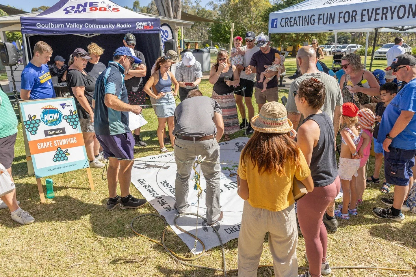 GO ADVENTURE NAGAMBIE on water activities and the running of the Goulburn Gallop Yabby Cup.

Something to enjoy for the entire family:  From 1-4pm The Go Adventure Nagambie team will be on location in the lake bowl bringing you all the action with th