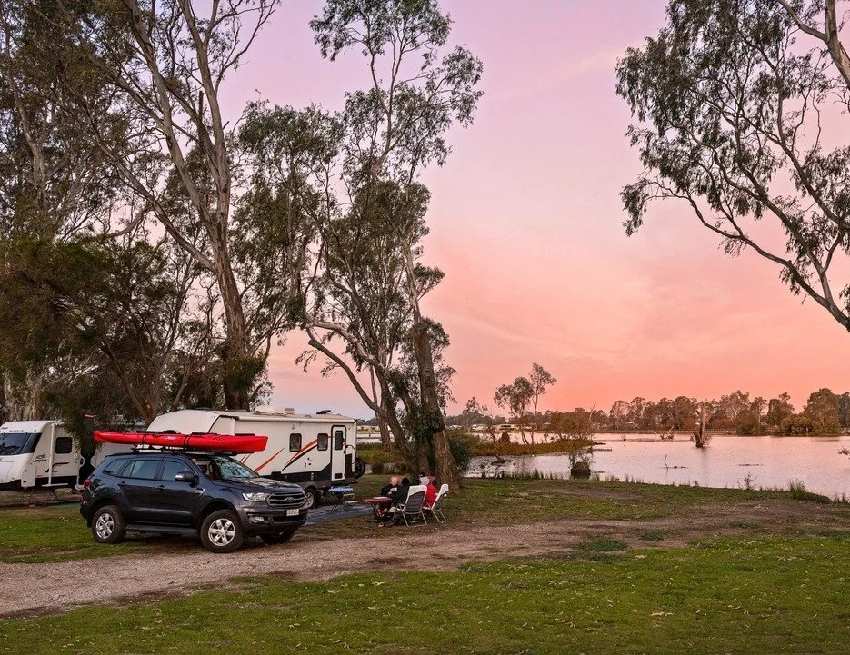 Caravan packed, windows down, and nowhere to be but together this Easter 🐰🚐