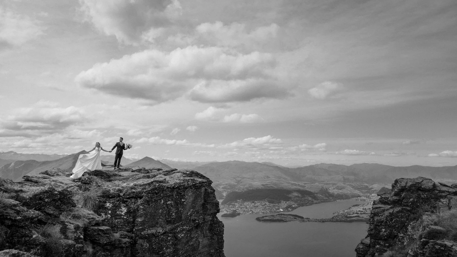 Queenston heli wedding location Cecil Peak