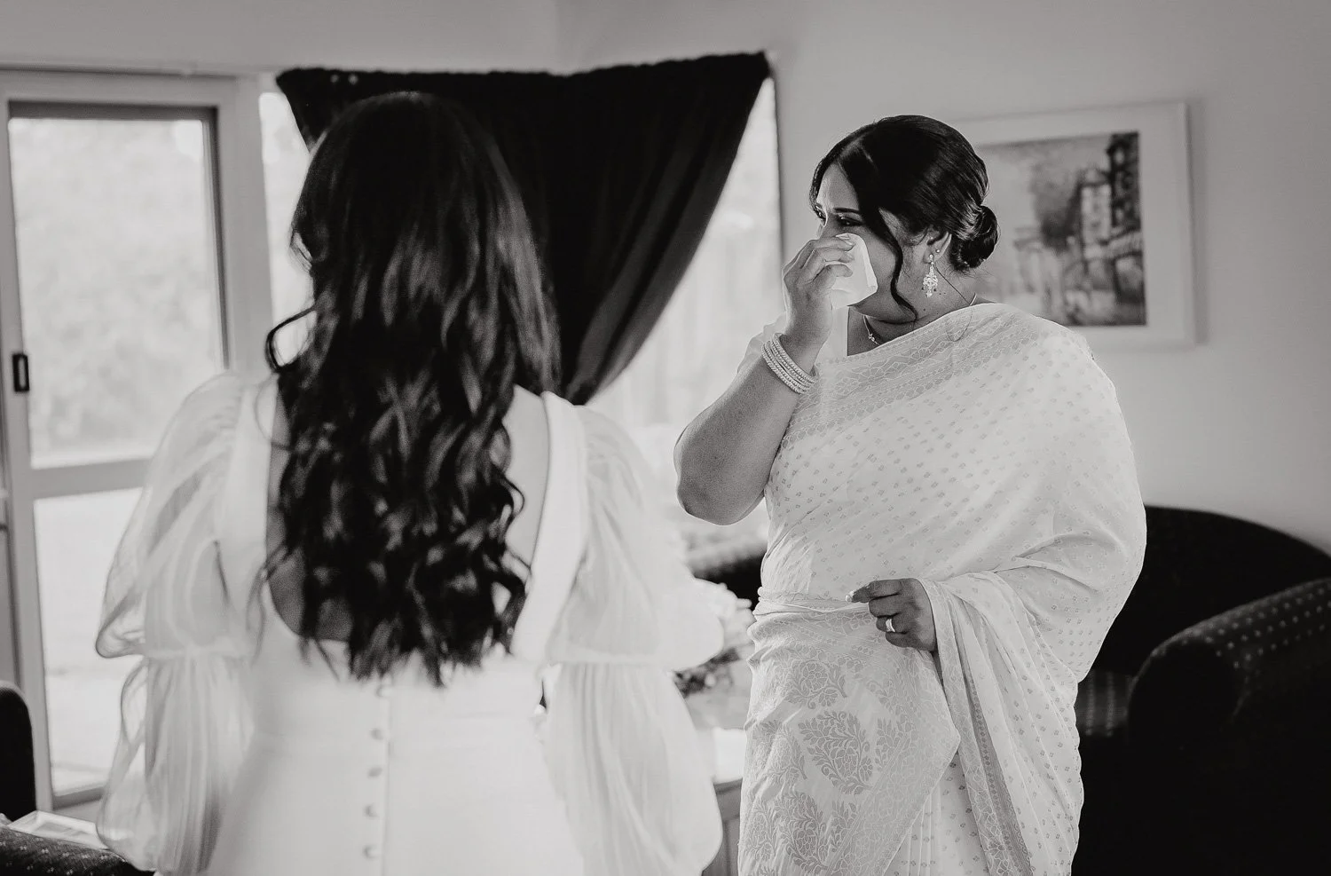Emotional wedding photos NZ
