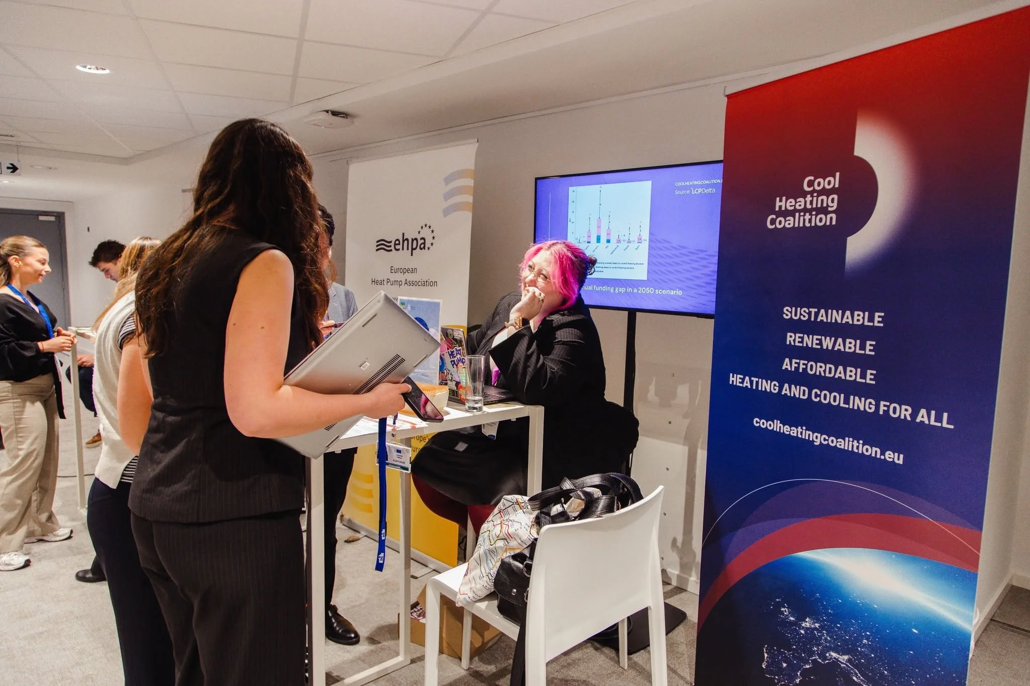 Cool Heating Coalition’s stand and campaign materials at the EUSEW 2026 Energy Fair