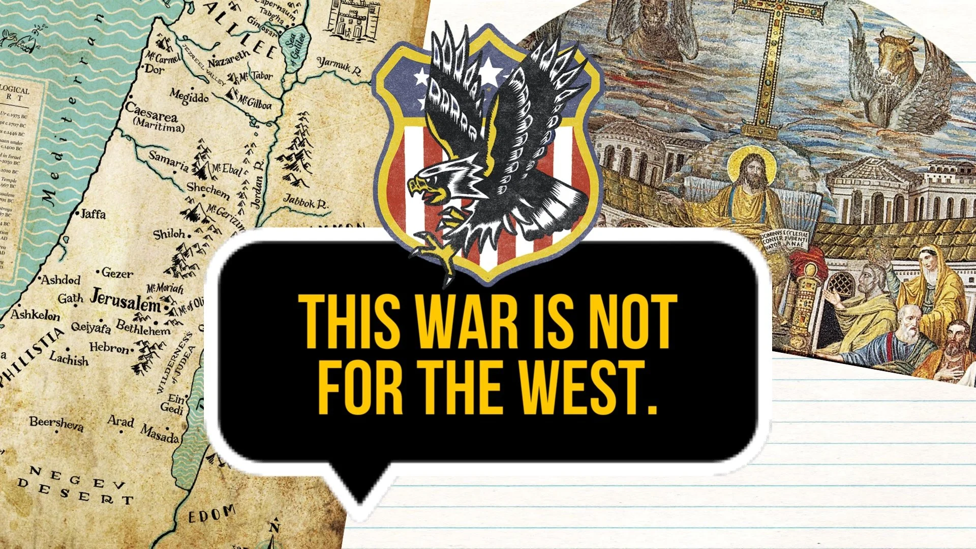 THIS WAR IS NOT FOR THE WEST.