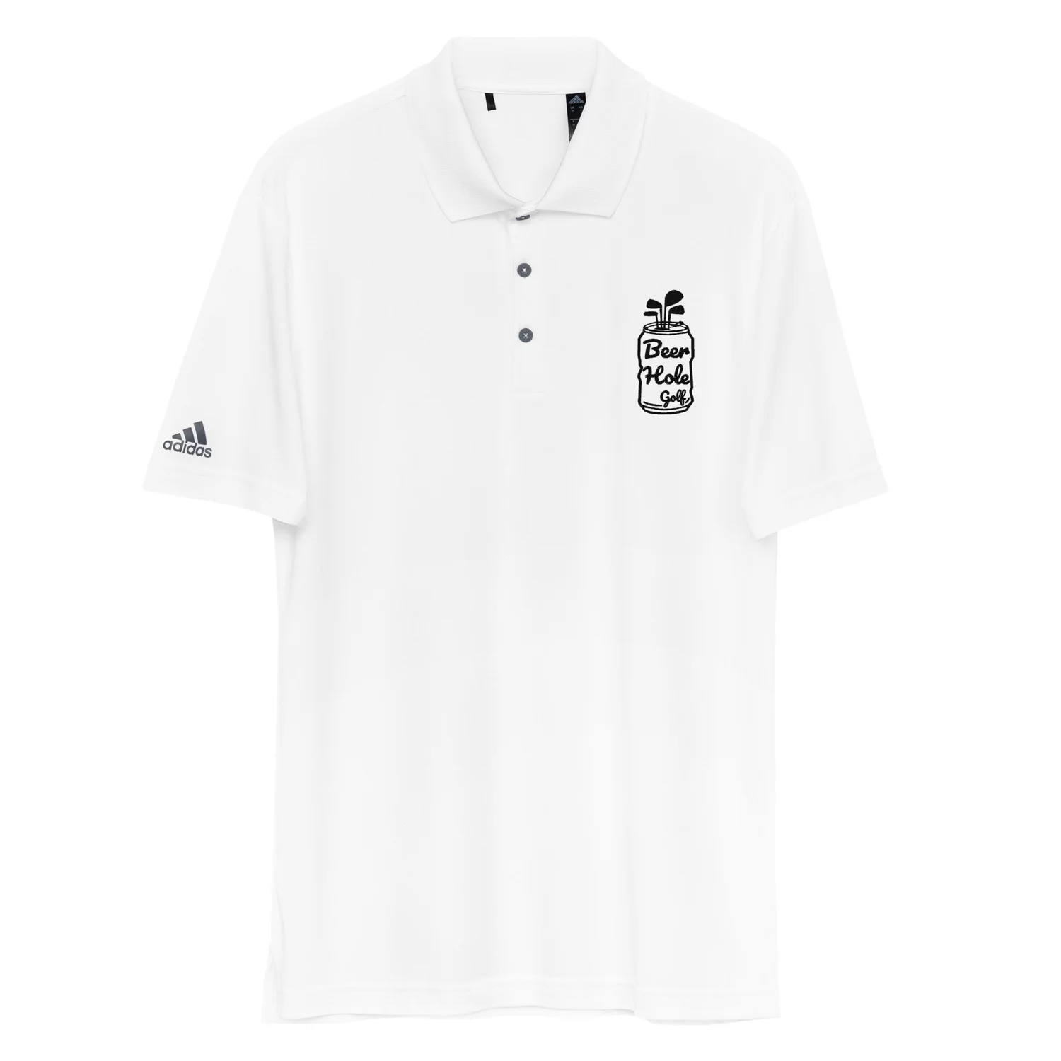 adidas golf polo white