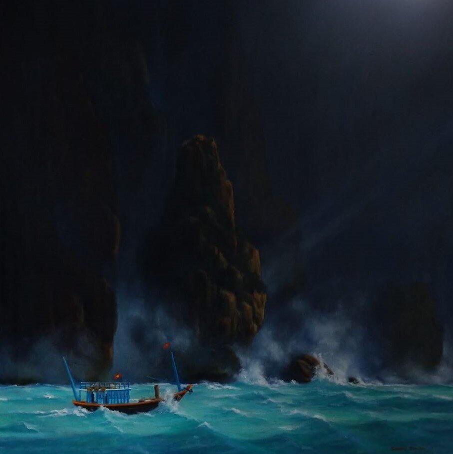 Hurricane on Ha long - not available
