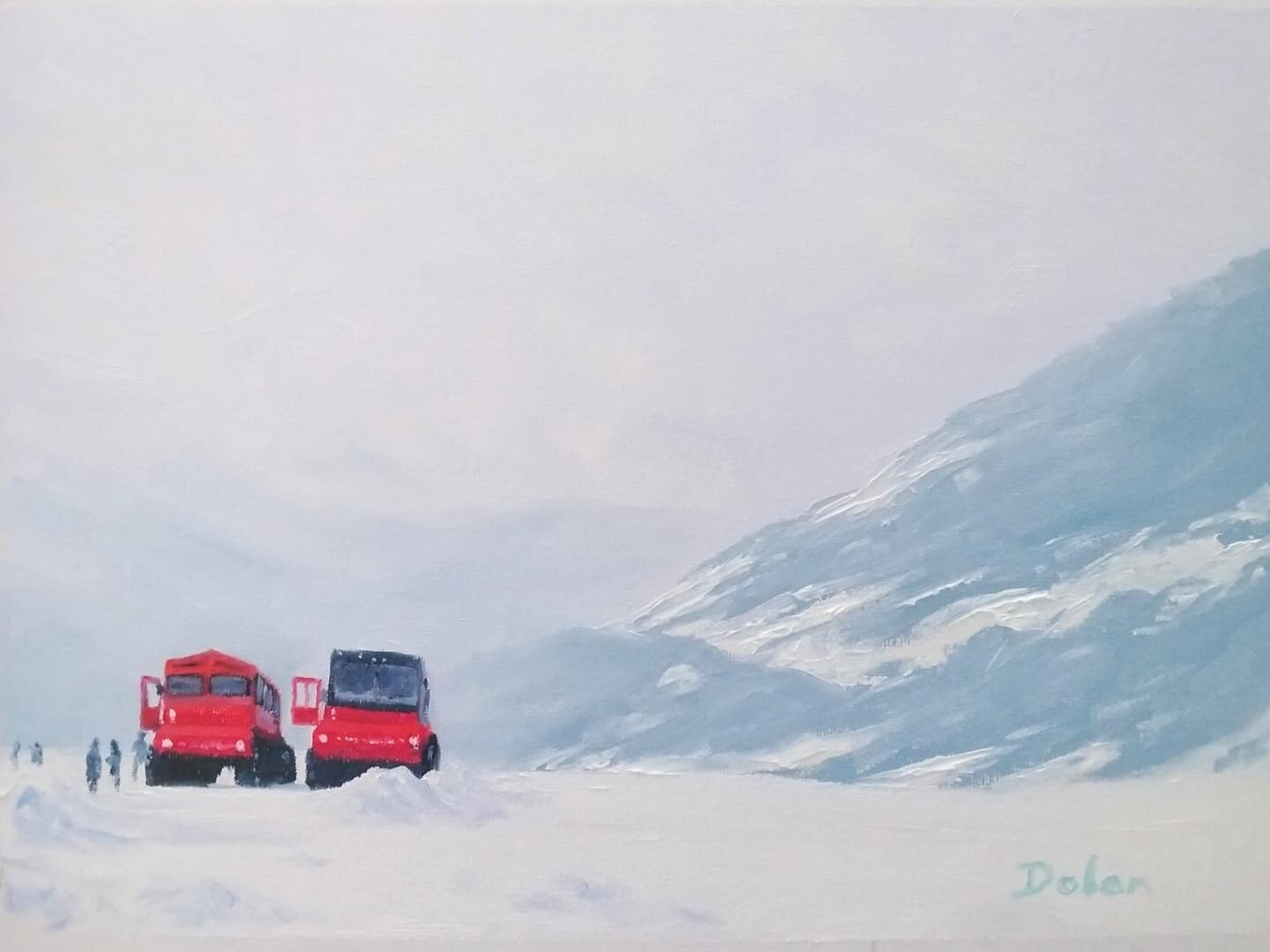 On the Athabasca 20x16 inches $3500AUD