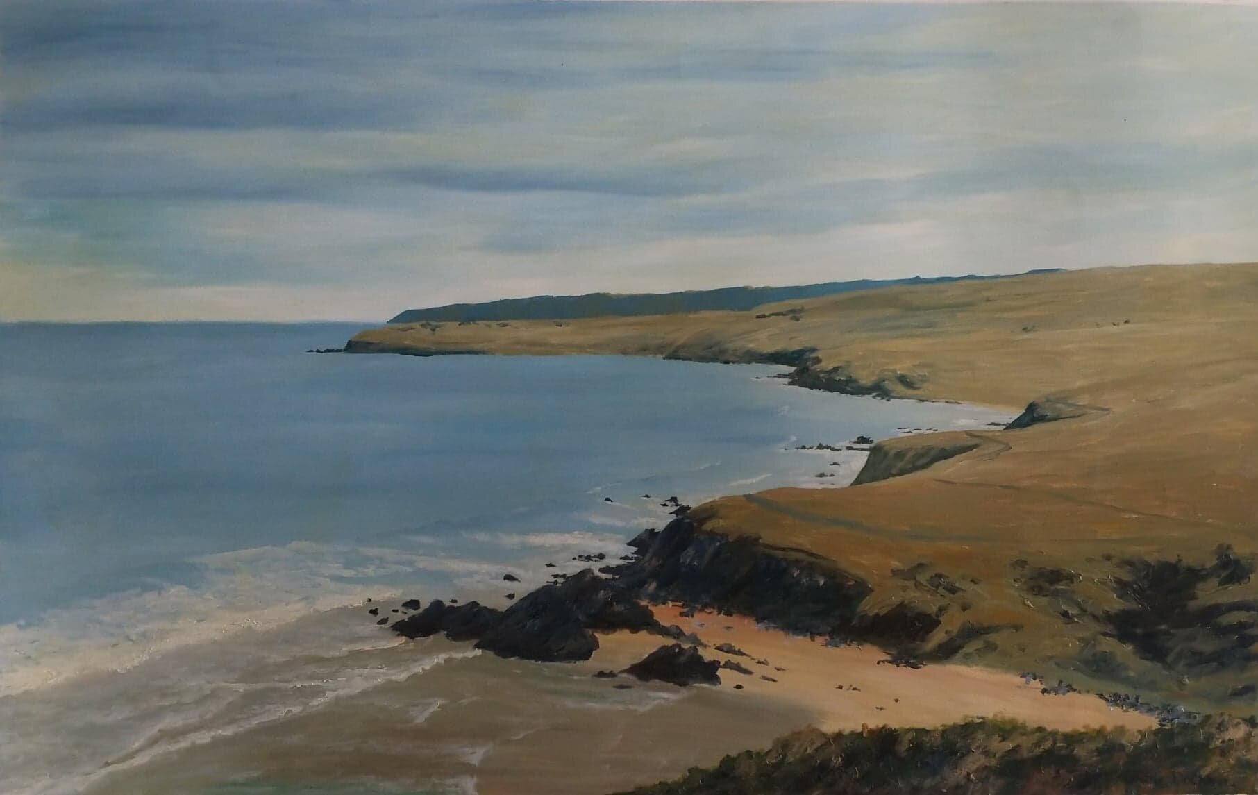 In the Footsteps of Heysen - 50x70cm, $7000AUD