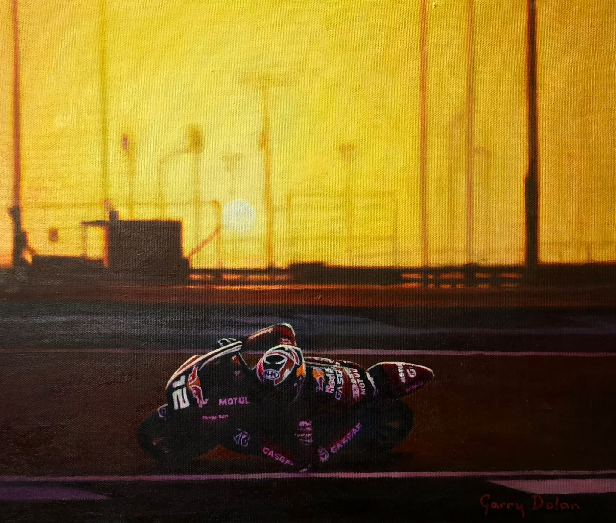 'The Apprentice' painting of the talented young Australian Jacob and used as part of his fundraising for the 2026 season.
