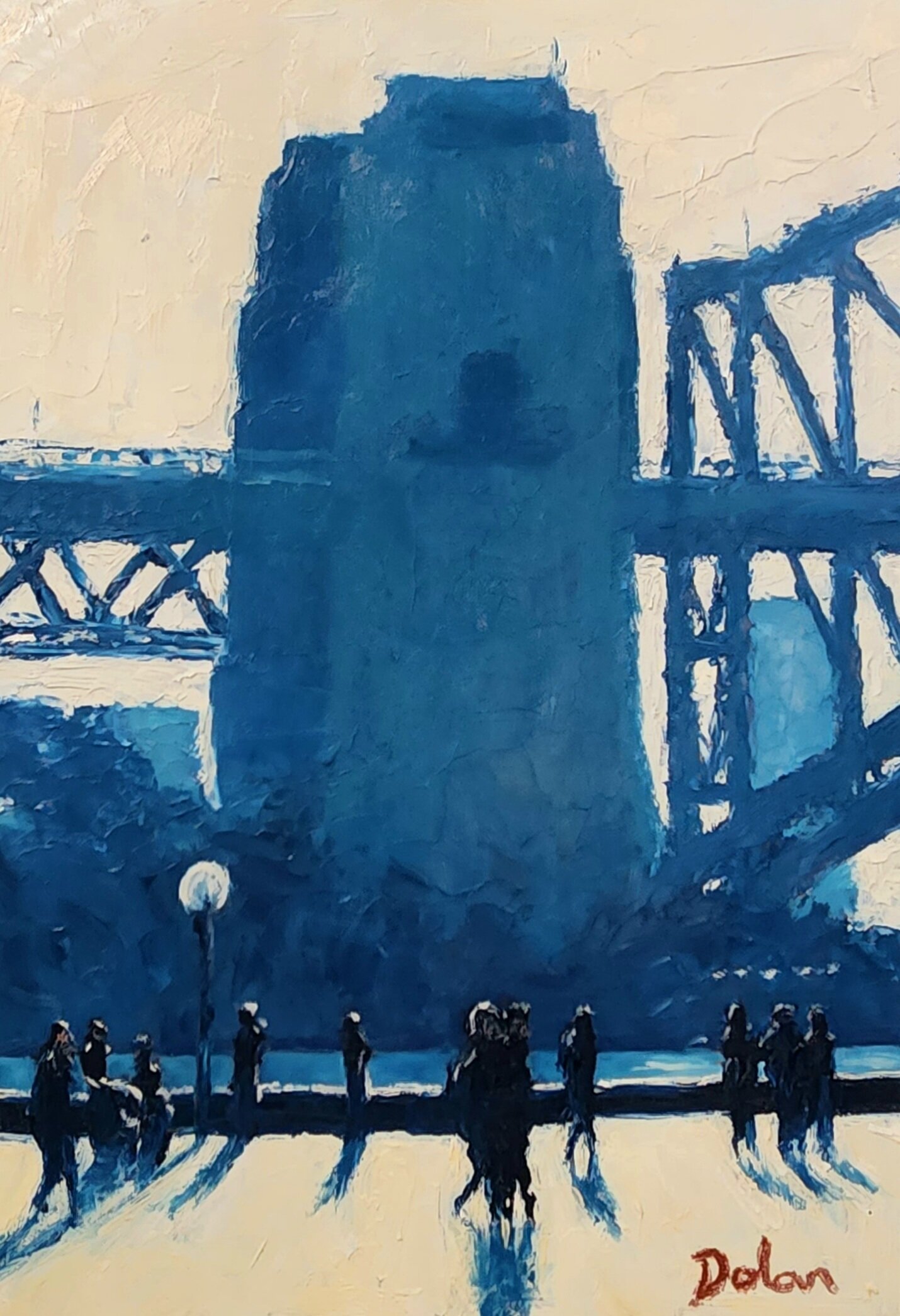 Sunday Afternoon, painted en plein air, oil on A4 canvas, $1500 AUD