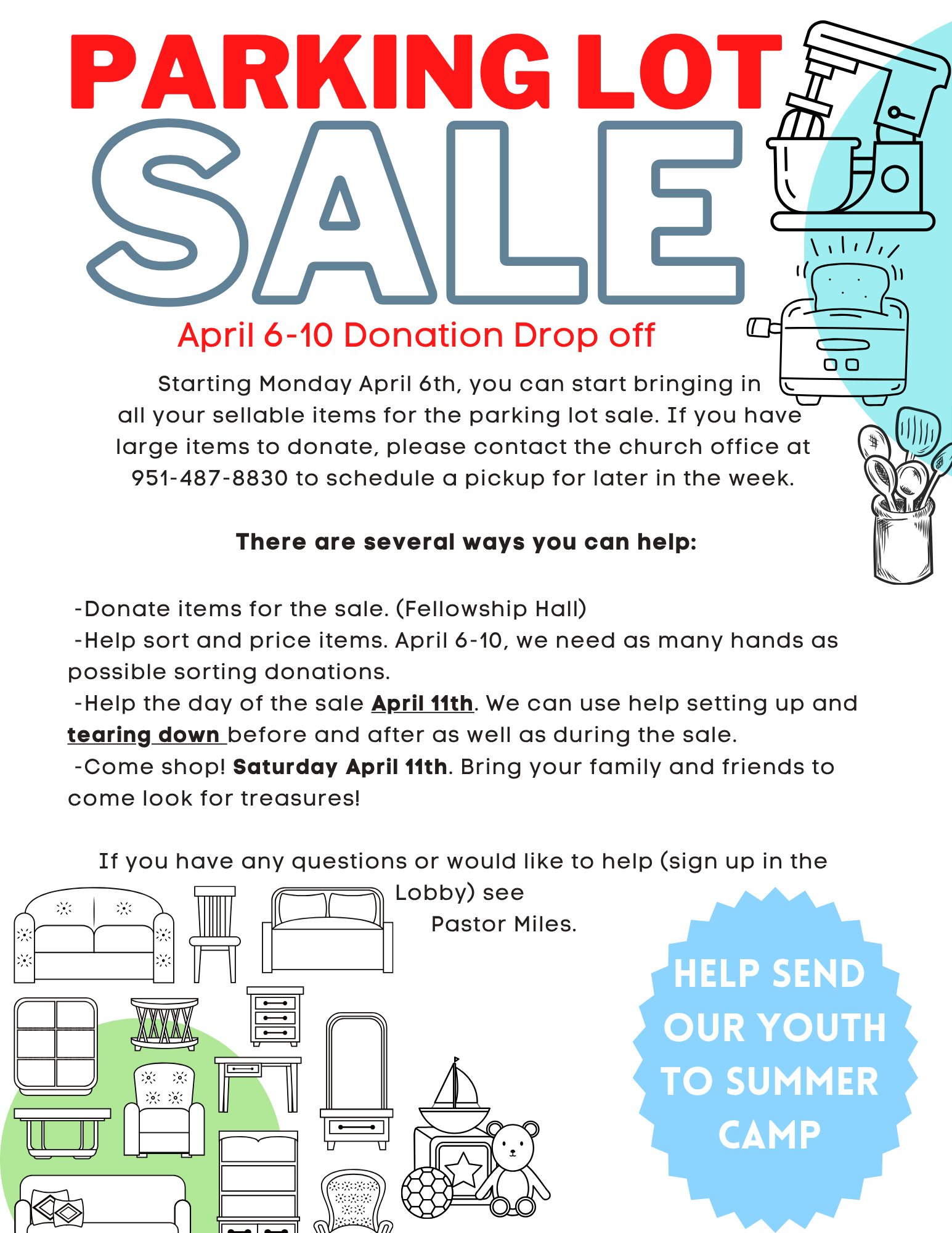 Parking Lot Sale 