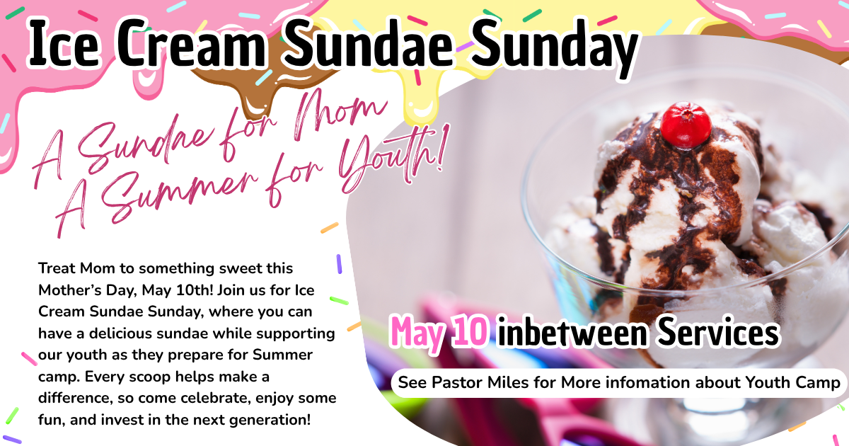 Ice Cream Sundae Sunday