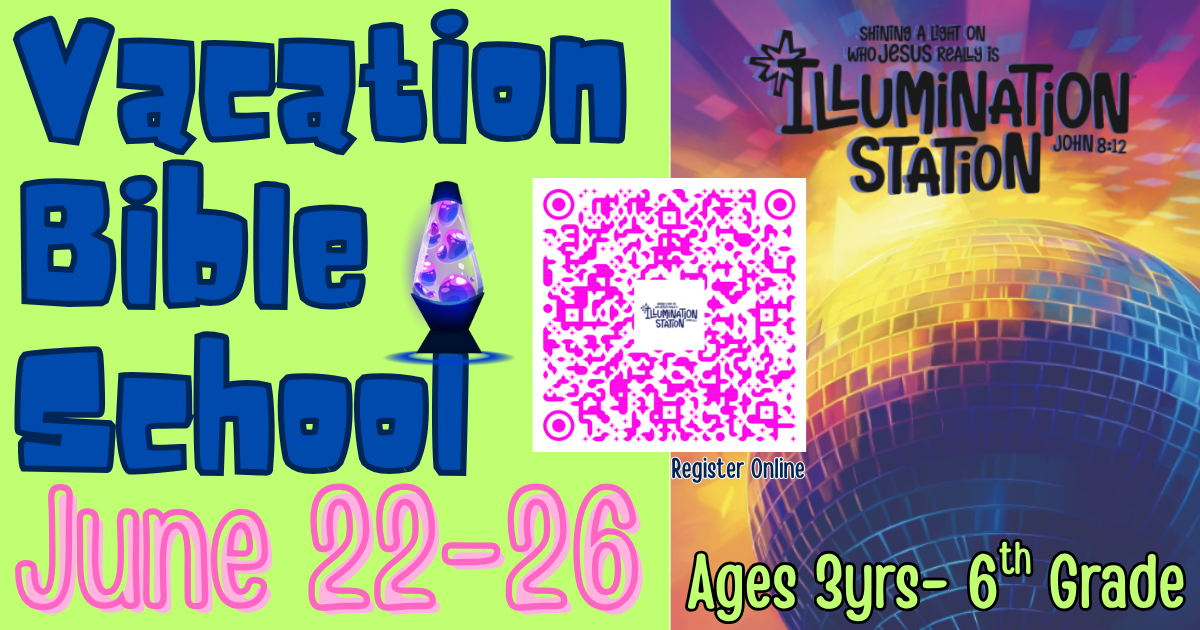 Vacation Bible School flyer