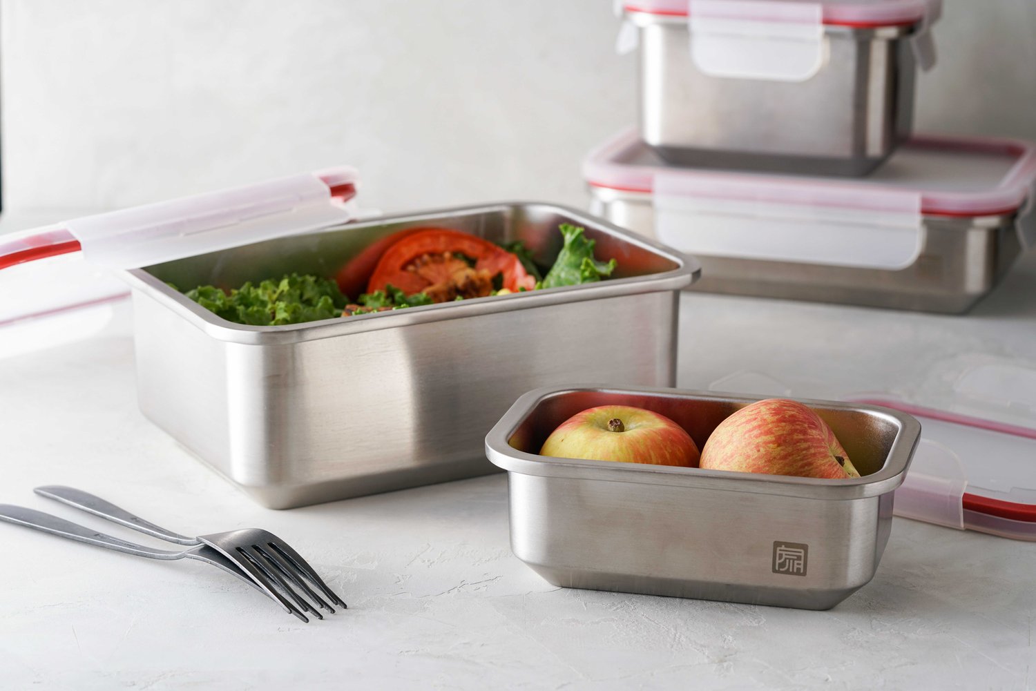 JIA Microwave Magnetic Stainless Steel Lunch Box/Fresh Box 900ml - Shop  jia-inc Lunch Boxes - Pinkoi