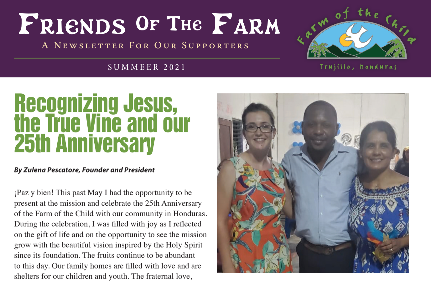 Summer 2021 Newsletter