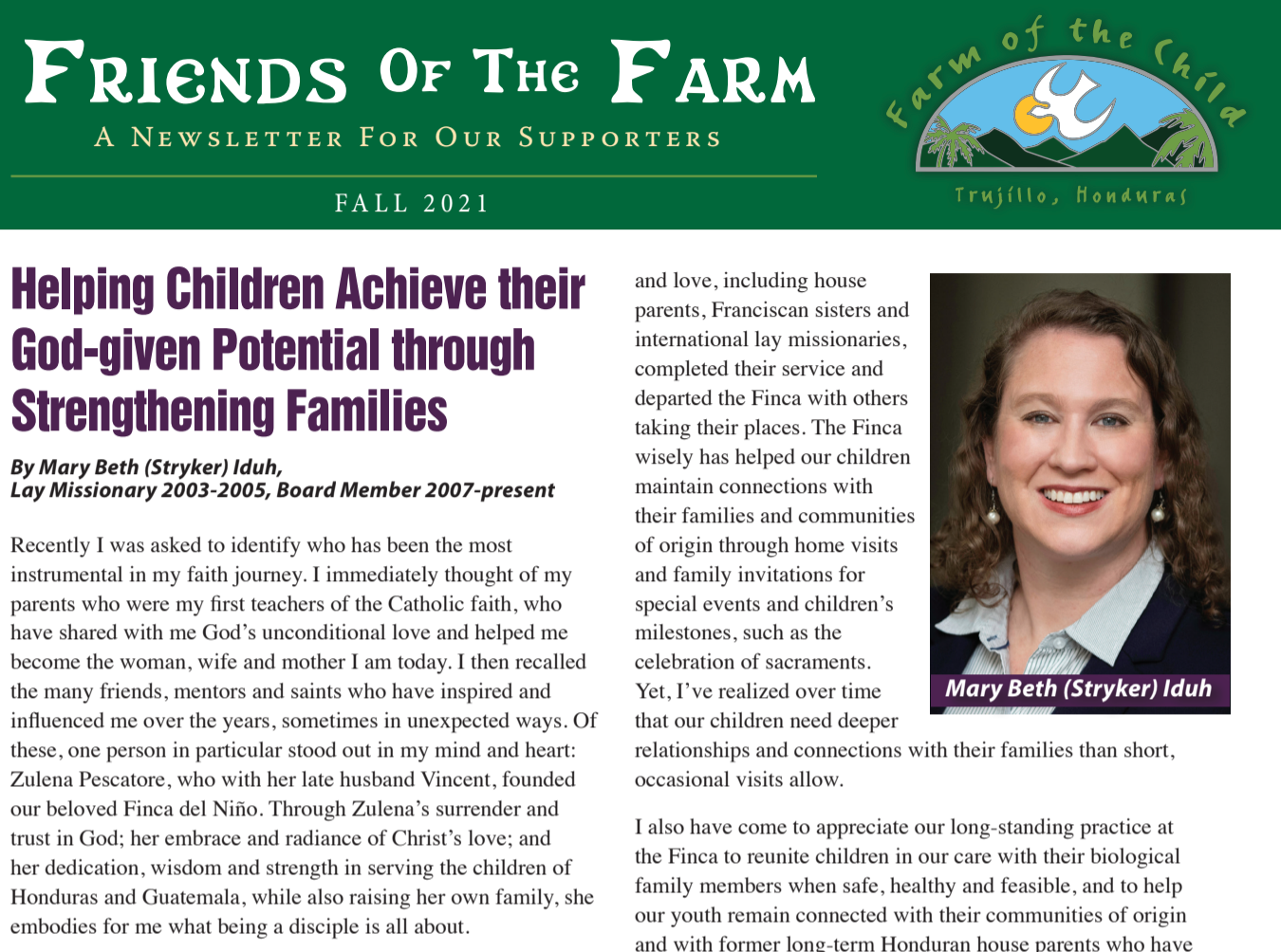 Fall 2021 Newsletter