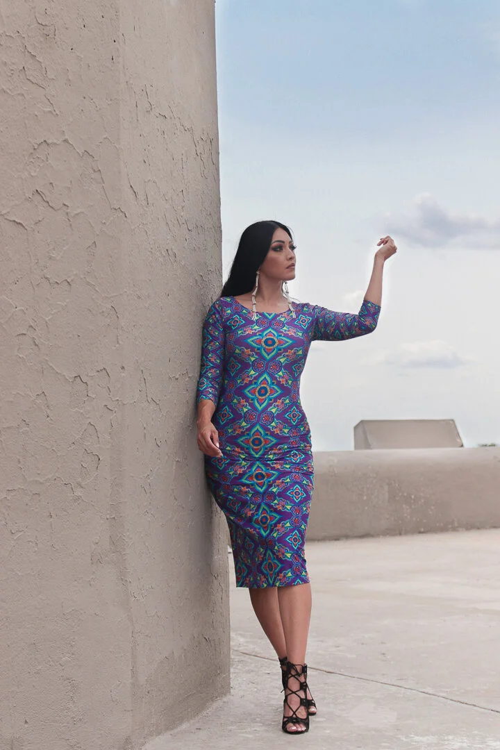 BRIT YAZZIE 
READY TO WEAR MID LONG SLEEVE BODY CON 
1ST COLLECTION 2021