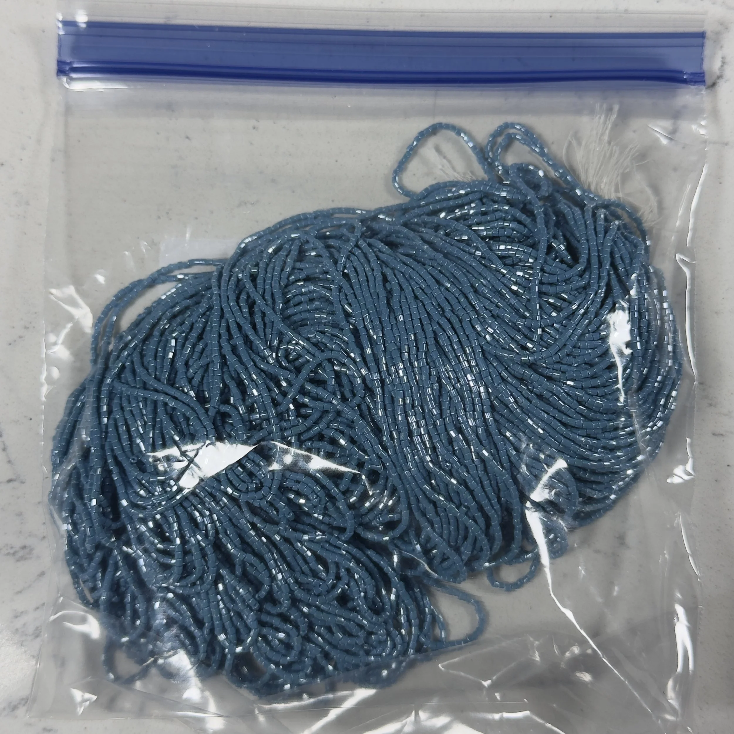 H- BEAD PACK- SIZE 11/O TURQUOISE CZECH GLASS TRI CUT BEADS