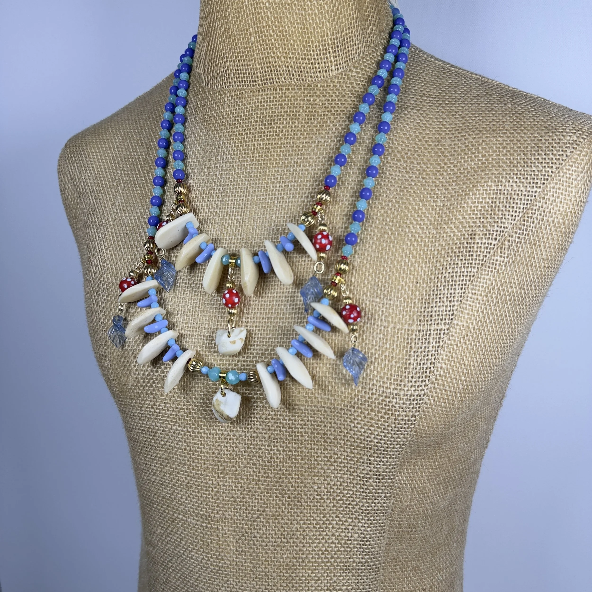 NEW 2 TIERED NECKLAC