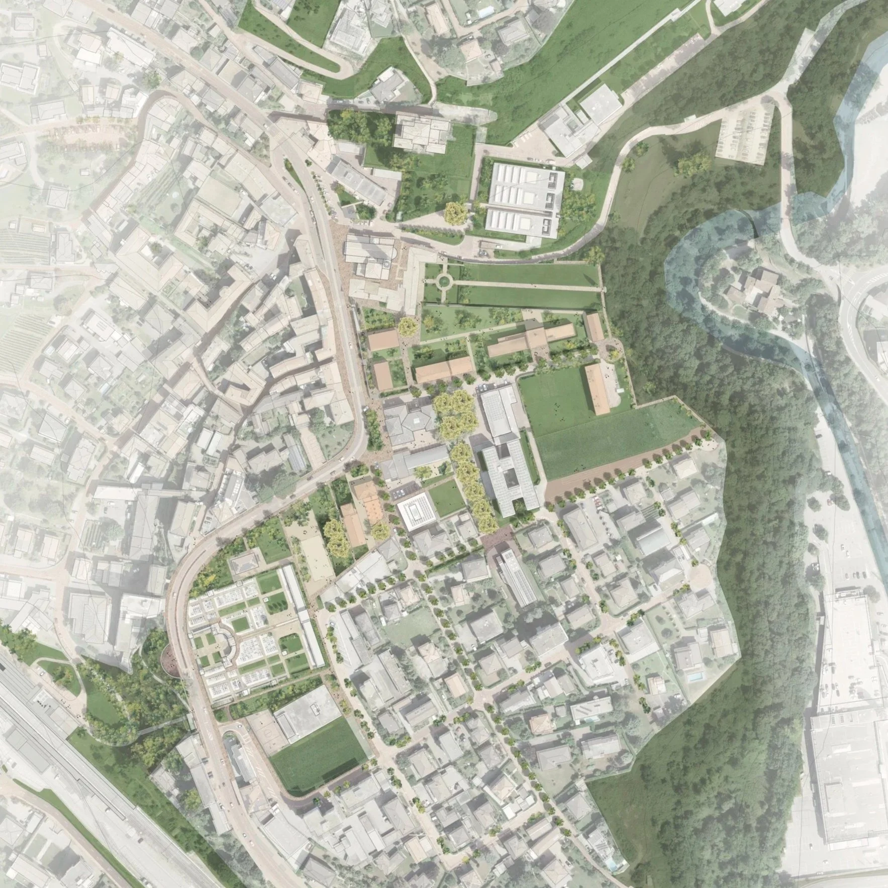 MEP d’idée pour le centre de Balerna | Balerna (TI) | 1er prix 