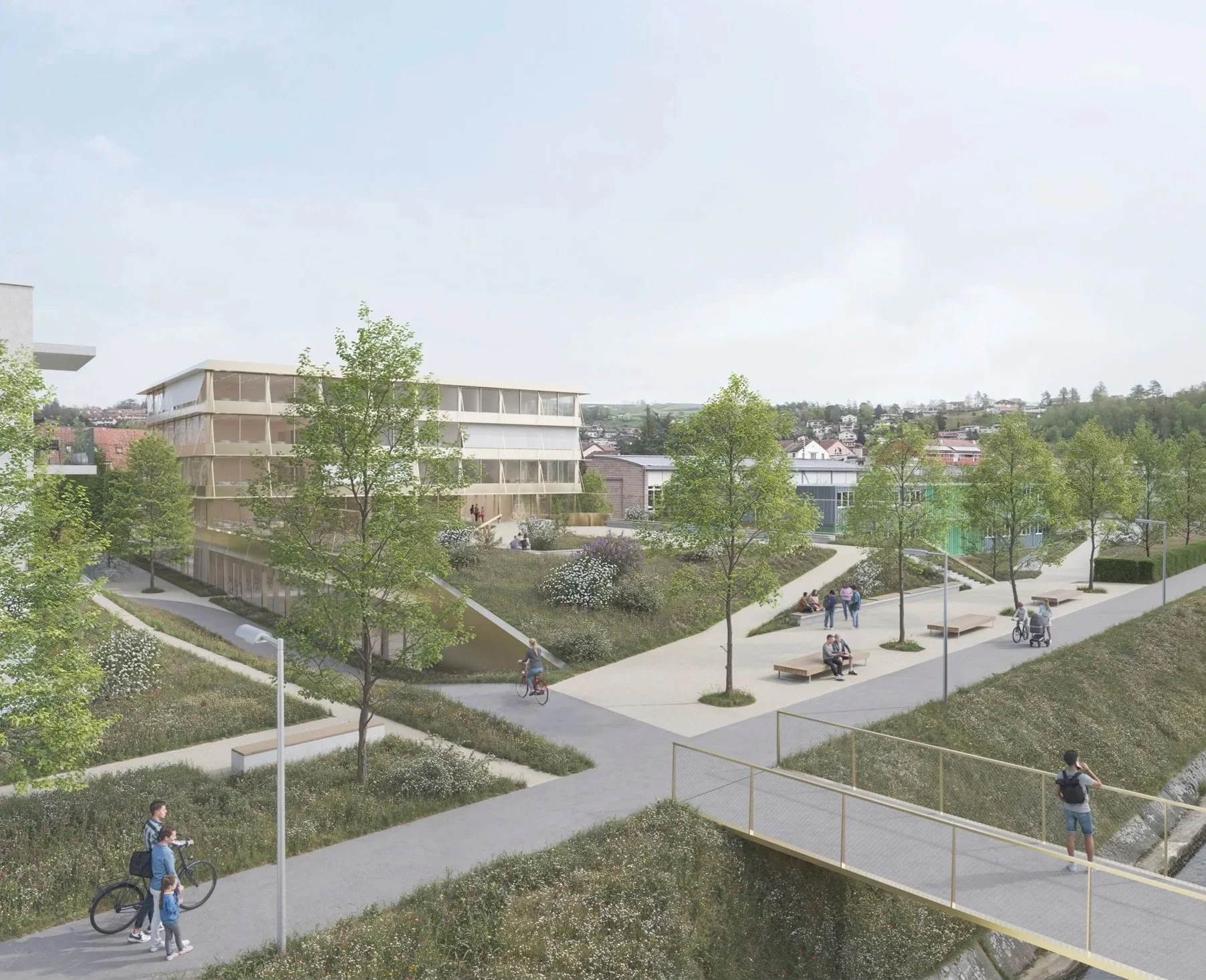 Extension du Collège de La Passerelle | Yverdon-les-Bains (VD) 