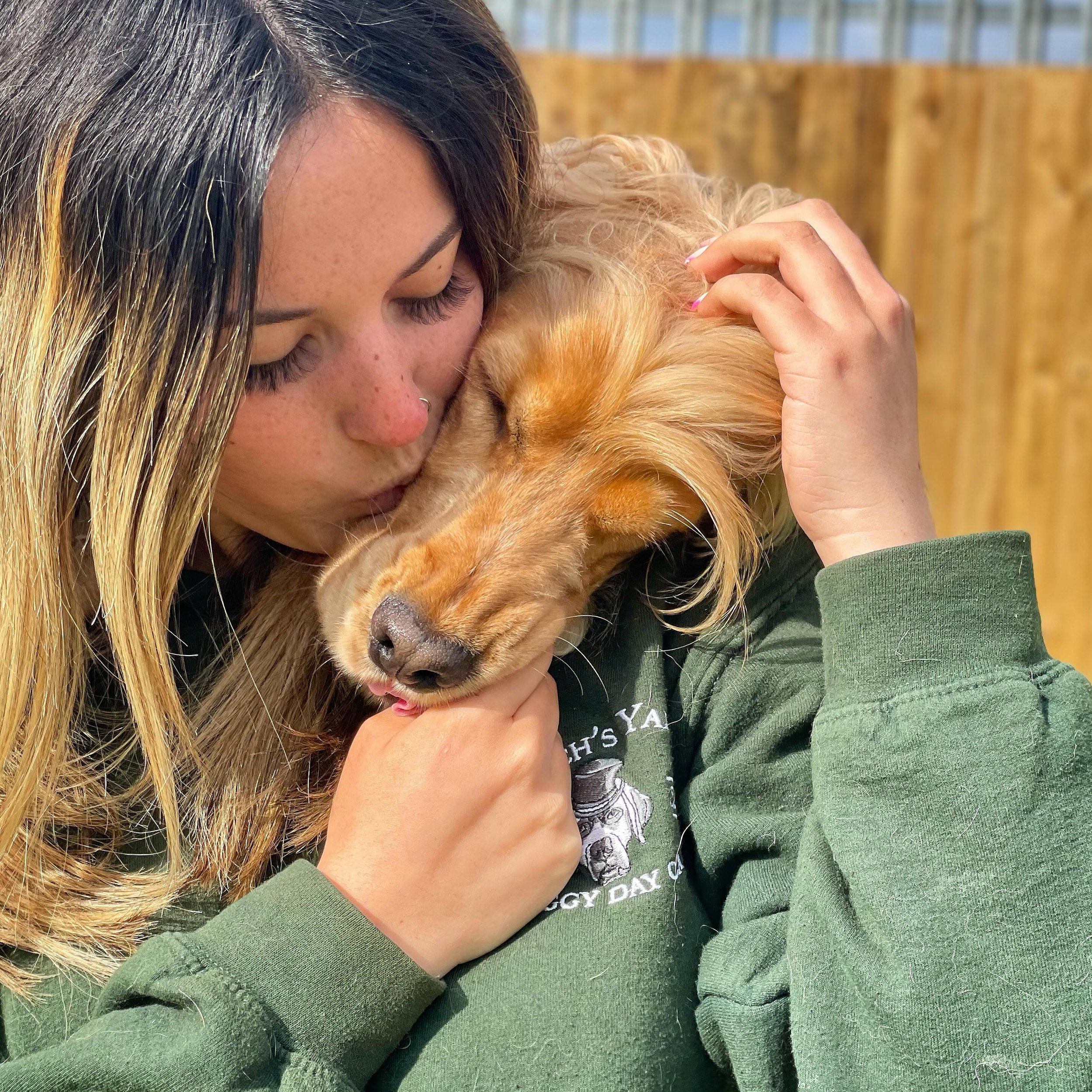 Mark captured this truly special candid moment earlier of Emily and Steve, these dogs honestly and truly mean as much to us as they do our own dogs! There isn&rsquo;t a Day Care family like us, we&rsquo;re incomparable!