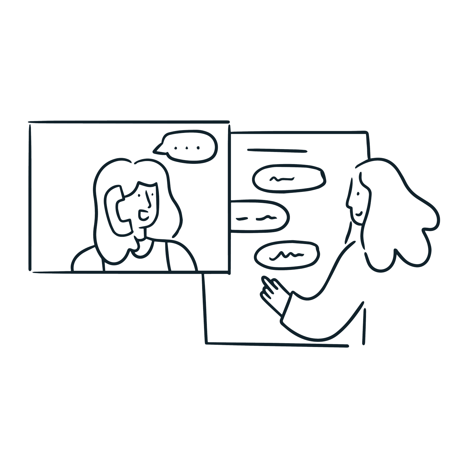 Team discussion illustration