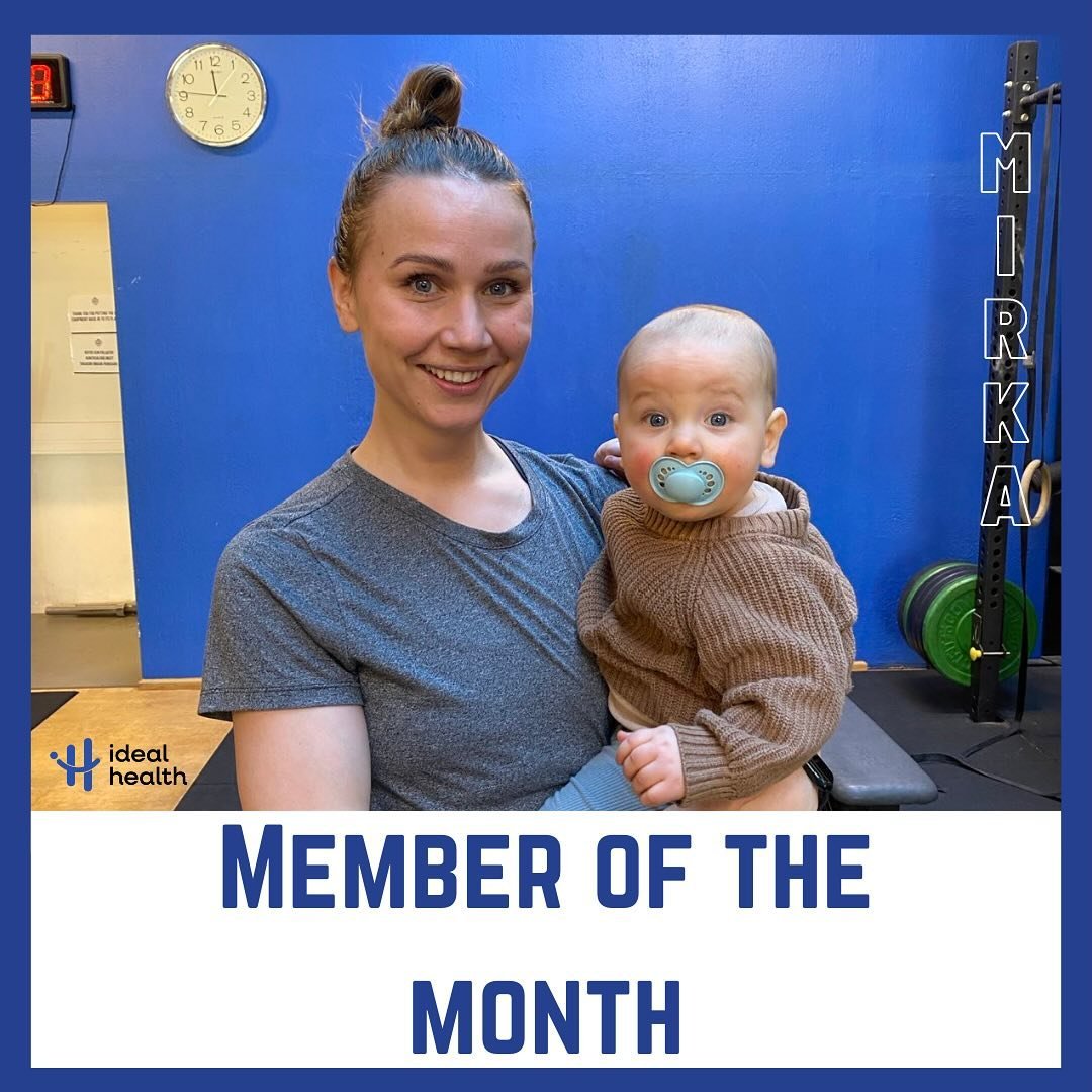 🔥Member of the month🔥

Congratulations Mirka!

Mirka is one of our supermamas! Showing consistency and prioritizing is the key to remaining healthy &amp; strong. 

You are doing great! 
Keep up the great work Mirka!